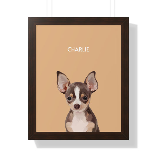 Custom Modern One-Pet Portrait